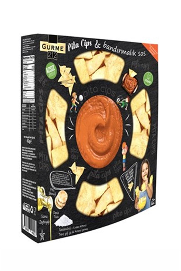 AtıştırmalıkPita Chips Kuru Domatesli Bandırmalık Sos 242 gr