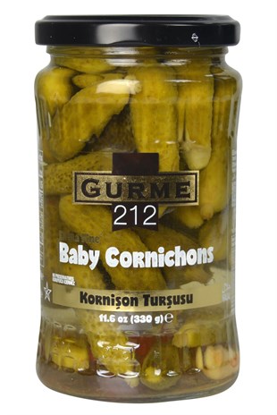 Gurme212 Baby Kornişon Turşu 330cc